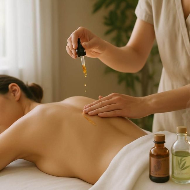 aromatherapy-massage-session